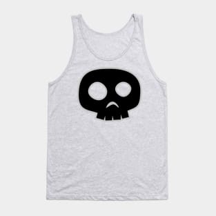 Black Skully Tank Top